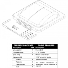 Load image into Gallery viewer, UniMaxx Universal Vent Lid Replacement - Smoke
