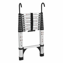 Load image into Gallery viewer, 3.2m Portable Telescopic Ladder With Hooks Carry Bag

