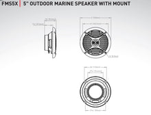 Load image into Gallery viewer, Furrion 5&quot; Outdoor Marine Speaker - Black
