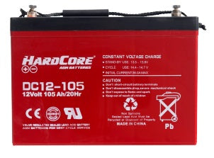 DC12-105 Hardcore 12V 105Ah AGM battery