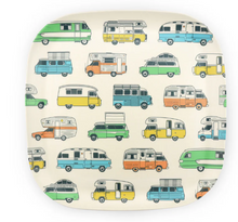 Load image into Gallery viewer, Van Go Bamboo Salad Plate 22cm Caravans
