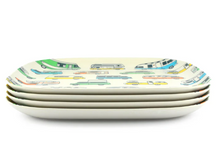 Load image into Gallery viewer, Van Go Bamboo Salad Plate 22cm Caravans
