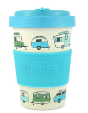 Load image into Gallery viewer, Van Go Bamboo Travel Mugs Caravans
