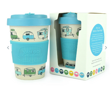 Load image into Gallery viewer, Van Go Bamboo Travel Mugs Caravans
