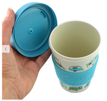 Load image into Gallery viewer, Van Go Bamboo Travel Mugs Caravans
