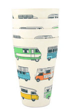 Load image into Gallery viewer, Van Go Bamboo Tumbler 400ml Caravans
