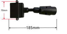 Load image into Gallery viewer, 7 PIN FLAT SOCKET TO 7 PIN ROUND SOCKET TRAILER ADAPTOR CONNECTOR PLUG
