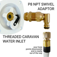 Load image into Gallery viewer, USA to BSP brass conversion kit with swivel head
