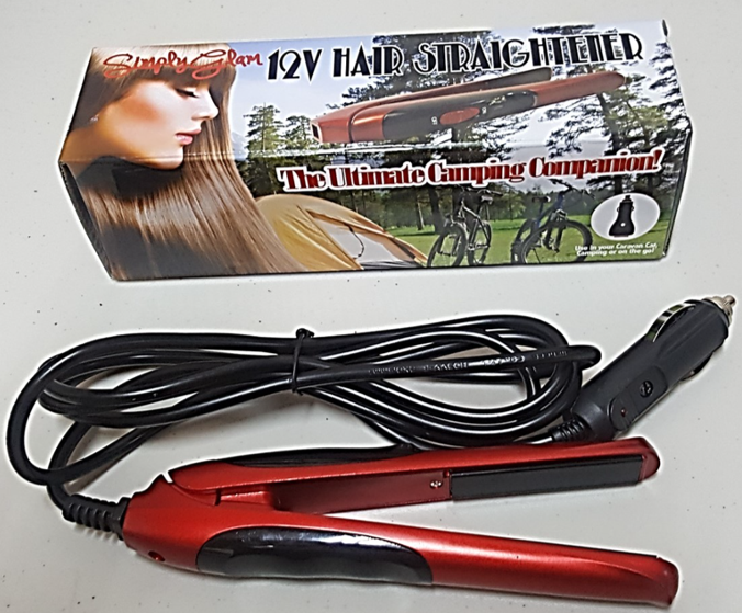 12volt Hair Straightener RED