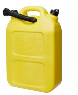 20L Plastic Diesel Container YELLOW