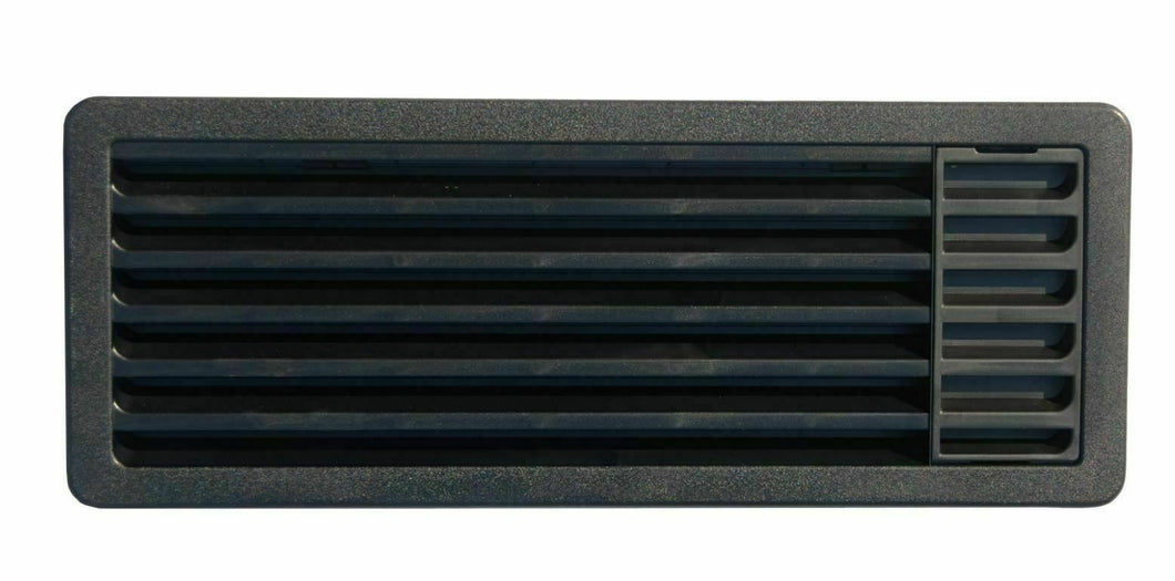 Thetford Bottom Outside Vent for 3-Way Fridges (Black)