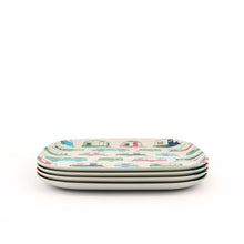 Load image into Gallery viewer, Van Go Bamboo Salad Plate 22cm Caravans
