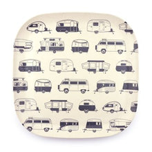 Load image into Gallery viewer, Van Go Bamboo Dinner Plate 26cm Caravans
