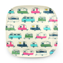 Load image into Gallery viewer, Van Go Bamboo Dinner Plate 26cm Caravans
