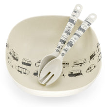 Load image into Gallery viewer, Van Go Bamboo Salad Bowl Set Caravans
