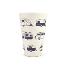 Load image into Gallery viewer, Van Go Bamboo Tumbler 400ml Caravans
