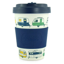 Load image into Gallery viewer, Van Go Bamboo Travel Mugs Caravans
