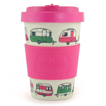 Load image into Gallery viewer, Van Go Bamboo Travel Mugs Caravans
