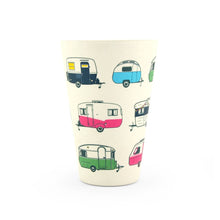 Load image into Gallery viewer, Van Go Bamboo Tumbler 400ml Caravans
