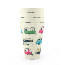 Load image into Gallery viewer, Van Go Bamboo Tumbler 400ml Caravans
