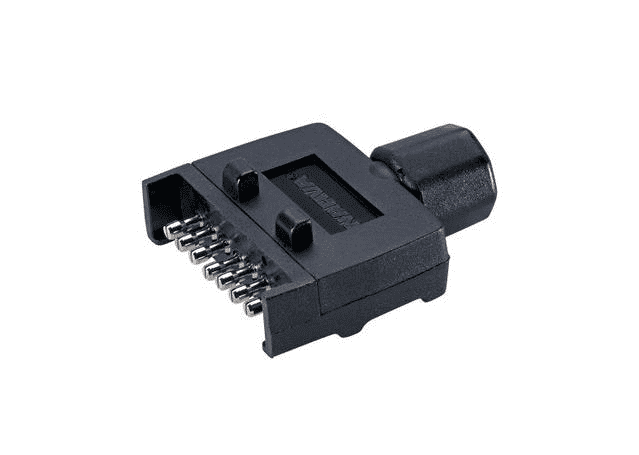 Narva Trailer Plug 7 Pin Flat - Plastic -Plug