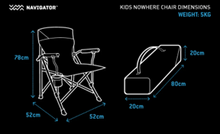 Load image into Gallery viewer, THE NAVIGATOR NOWHERE CHAIR ADULTS / KIDS
