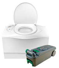 Load image into Gallery viewer, Thetford C400 Holding Tank Right Hand Cassette Toilet - Green
