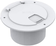 Load image into Gallery viewer, SEA FLO Round Electric Cable Hatch for 30 and 50 Amp Cords (White)
