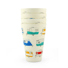 Load image into Gallery viewer, Van Go Bamboo Tumbler 400ml Caravans
