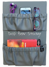 Load image into Gallery viewer, Drop Bear Double storage pocket in vinyl - Various colours
