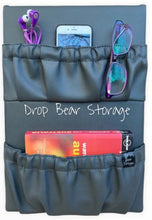 Load image into Gallery viewer, Drop Bear Double storage pocket in vinyl - Various colours
